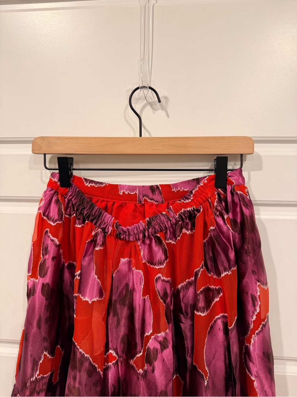 Anthropologie Hutch Tiered Maxi Skirt Purple NWT Size MP Fits Small Boho Flowy - Picture 5 of 11